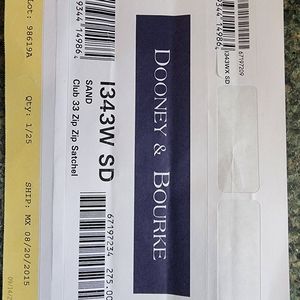 Club 33 Dooney Bourke satchel